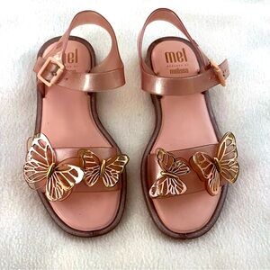 Mel by Melissa Pink Butterfly Sandals